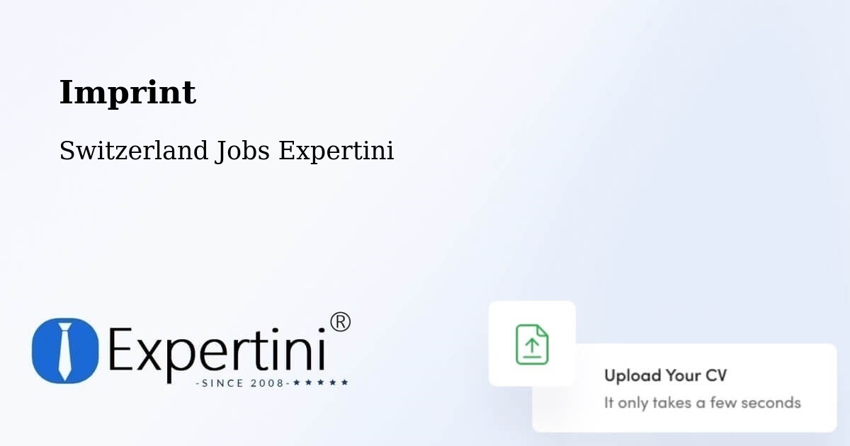 Imprint – Muri - Switzerland Jobs Expertini